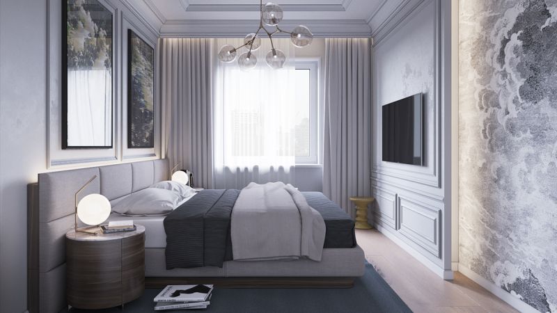 THIẾT KẾ NỘI THẤT CĂN HỘ -  TÂN CỔ ĐIỂN