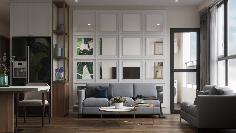 THIẾT KẾ NỘI THẤT CĂN HỘ ĐẸP - QUẬN 4.